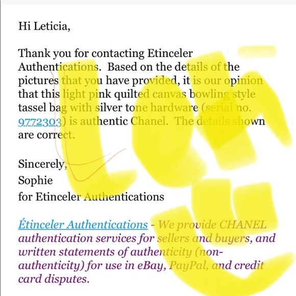 Chanel canvas/leather tote with tassel - Picture 8 of 8